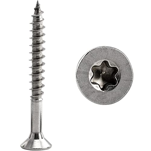 Spanplattenschrauben 4,5x70 Holzschrauben Torx Schrauben Holz (500 Stück) Universalschrauben Selbstschneidende Schrauben Edelstahl FASTON® von FASTON