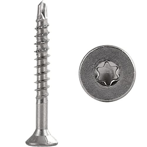 Spanplattenschrauben 4,5x50 Holzschrauben Torx Schrauben Holz (200 Stück) Universalschrauben Selbstschneidende Schrauben Edelstahl FASTON® von FASTON