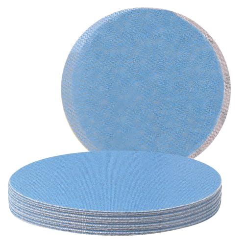 Netzschleifscheiben 225 mm, 10 Stück, blaues Keramik-Schleifpapier, Klettverschluss, Körnung 320, staubfrei, zum Schleifen und Polieren von Böden, Möbeln, Holz und Automobilen Netzschleifscheiben 225 mm, 10 Stück, blaues Keramik-Schleifpapier, Klettverschluss, Körnung 320, staubfrei, zum Schleifen und Polieren von Böden, Möbeln, Holz und Automobilen von FASTPLUS