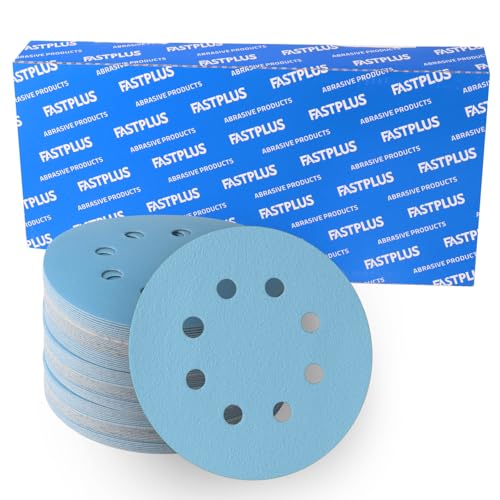8 Loch blaue Schleifpapier 125mm Klett 400 Körnung Schleifscheiben 50 Pack Keramik Schleifscheibe Staubfreies und Langlebiges Exzenterschleifpapier für die Automobil- und Holzbearbeitung 8 Loch blaue Schleifpapier 125mm Klett 400 Körnung Schleifscheiben 50 Pack Keramik Schleifscheibe Staubfreies und Langlebiges Exzenterschleifpapier für die Automobil- und Holzbearbeitung von FASTPLUS
