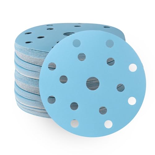 Schleifpapier 150mm Klettverschluss Blau 15 Loch Schleifscheiben 800 Körnung Schleifscheiben 50 Stück Keramik Schleifpapier Staubentfernung Schleifpapier Geeignet für Metall und Holz Schleifpapier 150mm Klettverschluss Blau 15 Loch Schleifscheiben 800 Körnung Schleifscheiben 50 Stück Keramik Schleifpapier Staubentfernung Schleifpapier Geeignet für Metall und Holz von FASTPLUS