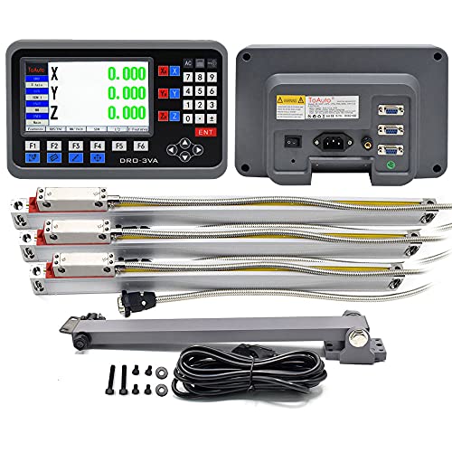 3 Achsen Digitalanzeige-kit 26" 30" 12" Digital Anzeige mit 3 Axis DRO Linear Maßstab 650mm+750mm+300mm für Mühle, Bohrmaschine, EDM (Effektiver Hub: 650mm+750mm+300mm) von FASTTOBUY