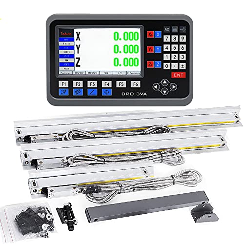 3 Achsen Digitalanzeige-kit mit Linear Maßstab Glasmaßstab 150mm+300mm+350mm Linearmaßstab, 3 Axis DRO Digital Readout Linear Scale 6" 12" 14" Set zum Fräsen Bohrmaschine, DHL Ship, 3-5Days Delivery von FASTTOBUY