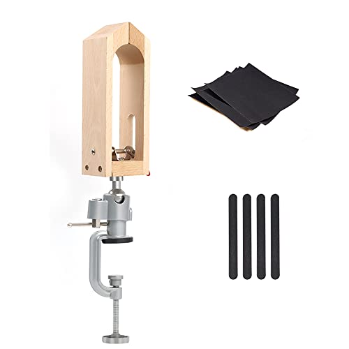 FASTTOBUY Leder Werkzeug Leder Pony, Leder nähen Crafts DIY Nähen Schnürsystem, Nähkloben zum festhalten des Leders beim Ledernähen(Universal Rotating Pony) von FASTTOBUY