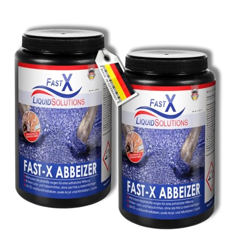 FAST X Abbeizer – 2x1L – Hochwirksamer Entferner für Lacke und Farben von FASTX LIQUIDSOLUTIONS