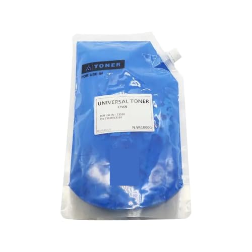 FASURDVA 1000 g Tonerpulver Nachfüllkompatibel mit Pro C5100 C5110 C6502 C8002 MPC5110 MPC6502 MPC8002 Drucker(C) von FASURDVA