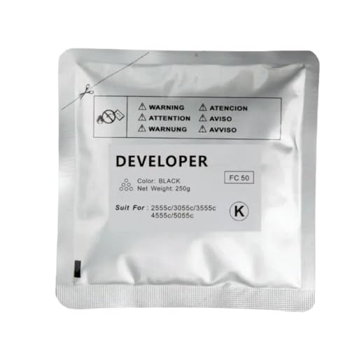 FASURDVA 1PCS FC50 Entwicklerpulver 250G kompatibel mit E 2555C 3555C 4555C 3055C(K) von FASURDVA
