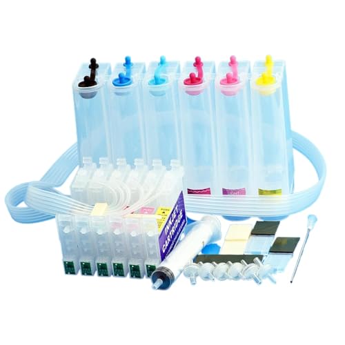 FASURDVA Continuous Tintenversorgungssystem CISS kompatibel mit Stylus Photo R300 R300M R320 R200 R220 R340 RX500 RX600 RX620 RX640 Modellen T0481 T0486 FASURDVA Continuous Tintenversorgungssystem CISS kompatibel mit Stylus Photo R300 R300M R320 R200 R220 R340 RX500 RX600 RX620 RX640 Modellen T0481 T0486 von FASURDVA