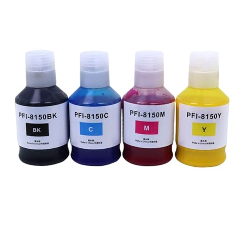 FASURDVA Kompatible Pigment-Tinten-Nachfüllkit 170ml Kompatibel mit ImagePrograf TC-5200 TC-5200M Drucker PFI-8150 PFI8150 PFI 8150 von FASURDVA