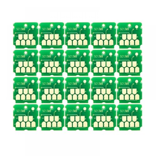 FASURDVA Kompatible Wartungs -Chip SC13MB C13S210057 SC T2100 T3100 T5100 F500 F570 Kompatibel mit Abfall -Tintenkasten -Tankpatronenarbeit mit T2100 T2170 -Modellen(20pcs) von FASURDVA