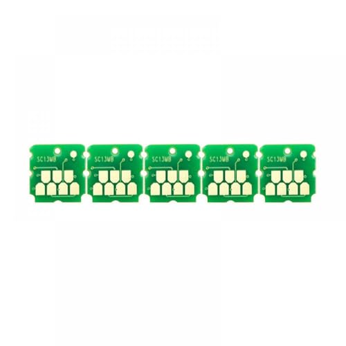 FASURDVA Kompatible Wartungs -Chip SC13MB C13S210057 SC T2100 T3100 T5100 F500 F570 Kompatibel mit Abfall -Tintenkasten -Tankpatronenarbeit mit T2100 T2170 -Modellen(5pcs) von FASURDVA
