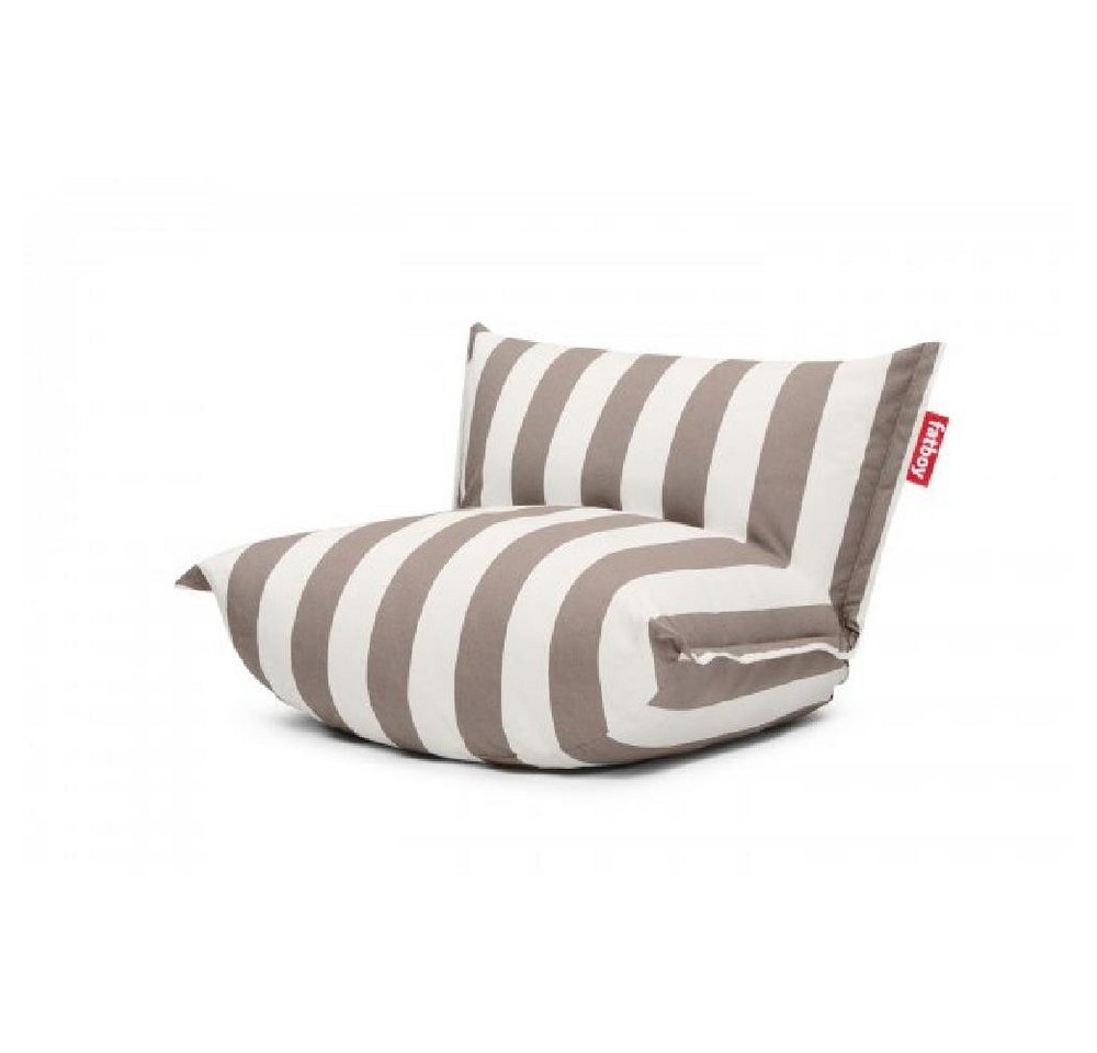 FATBOY Sitzsack The BonBaron Outdoor Stripe Cacao (120 × 120 × 75 cm) von FATBOY