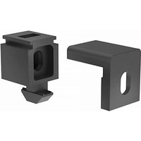 Befestigungsblock Uni 25 Item System zur einfachen Befestigung von Flächenelementen an Aluprofilen mit Nut 8, schwarz - 10 Stück - Fath Befestigungsblock Uni 25 Item System zur einfachen Befestigung von Flächenelementen an Aluprofilen mit Nut 8, schwarz - 10 Stück - Fath von FATH