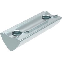 Doppelnutensteine M5 einschwenkbar für Automatikverbinder Nut 6 - Nutenstein mit Führungssteg i 58mm, Stahl verzinkt - 10 Stück - Fath von FATH