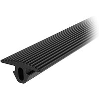 Fath Abdeckprofil Item System zum Abdecken der Aluprofile mit Nut 8, Kunststoff NBR schwarz - 1 Meter von FATH