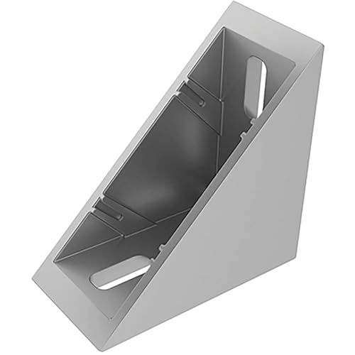 Fath Eckwinkel flach 40x80 Item System für Aluprofile und Flächenelemente mit Nut 8, Zinkdruckguss pulverbeschichtet von FATH