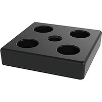 Fußplatte verschraubbar M10 passend zu Item System Aluprofil 80x80mm, Zinkdruckguss schwarz pulverbeschichtet - Fath Fußplatte verschraubbar M10 passend zu Item System Aluprofil 80x80mm, Zinkdruckguss schwarz pulverbeschichtet - Fath von FATH