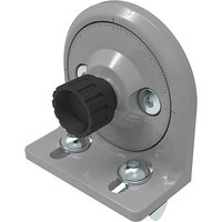 Winkelfeststellung mit Rändelschraube Set Item System zur Winkelverstellung von 2 Aluprofilen mit Nut 8, alufarbig - Fath von FATH