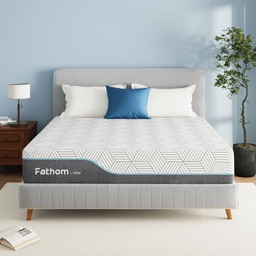 Fathom Matratze aus Memory-Schaum 30,5 cm für extra großes Bett, Zertifiziert nach CertiPUR-US, Lieferung in Einer Box zur Linderung von Rückenschmerzen und kühlen Schlafen, mit weichem Bezug Fathom Matratze aus Memory-Schaum 30,5 cm für extra großes Bett, Zertifiziert nach CertiPUR-US, Lieferung in Einer Box zur Linderung von Rückenschmerzen und kühlen Schlafen, mit weichem Bezug von FATHOM