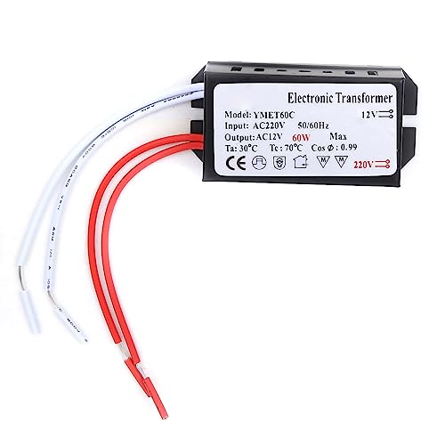 FAUOSWUK 220 V Bis 12 V Elektronischer Transformator, Spannungswandler -Stromversorgungsfahrer mit Dimmfernbedienung, für Halogenlampen LED -Leuchten (160W) von FAUOSWUK