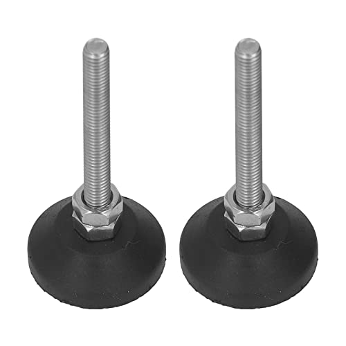 FAUOSWUK 2pcs Drehstufe Montieren, Verstellbare Fußpolster M6 Gewinde Nylon Gummi Basis 30 Mm Durchmesser mit 22 Pfund Lastlager für Gerätemaschinenmaschinenmaschinen , 50 Mm Höhe FAUOSWUK 2pcs Drehstufe Montieren, Verstellbare Fußpolster M6 Gewinde Nylon Gummi Basis 30 Mm Durchmesser mit 22 Pfund Lastlager für Gerätemaschinenmaschinenmaschinen , 50 Mm Höhe von FAUOSWUK