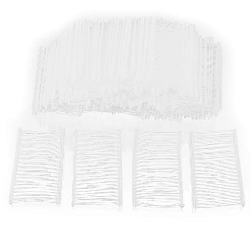FAUOSWUK 5000 PCS 50 Mm 2 "Kunststoff Umschaltungen Marketing Biegel Plastikbefestigungsmittel Plastik -Markierungsnadeln Zum Befestigen von Etiketten an Kleidung Kleidungsstücke von FAUOSWUK