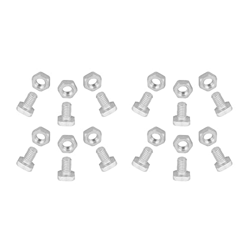 FAUOSWUK 50pcs Aluminiumschrauben und -muttern, Standardgröße für Gewächshaus, mit Metall, Haltbarem Werkzeugzubehör -Set FAUOSWUK 50pcs Aluminiumschrauben und -muttern, Standardgröße für Gewächshaus, mit Metall, Haltbarem Werkzeugzubehör -Set von FAUOSWUK