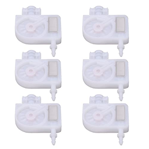 FAUOSWUK 6pcs Tintendämpfer, PP -Material mit Netzfilter für 4880 DX5 DX6 DX7 4800 7800 7880 9800 Drucker von FAUOSWUK