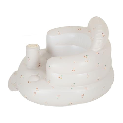 FAUOSWUK Babyunterstützungssitz, Anti -Leck -aufblasbare Stuhl für Baby mit Luftpumpe Weiche Wrap um Couch Zum Lernen, Tragbare PVC -aufblasbare Babysitz Säuglingssitze (Mittelschwerer von FAUOSWUK