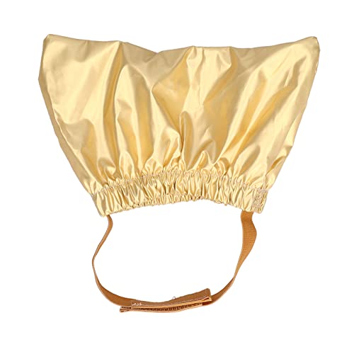 FAUOSWUK Cat Badehut Verstellbare Haustier -Duschkappe für Hunde Katzen mit Atmungsaktivem Polyester Nicht Reizend Design Kinngurt (M) von FAUOSWUK
