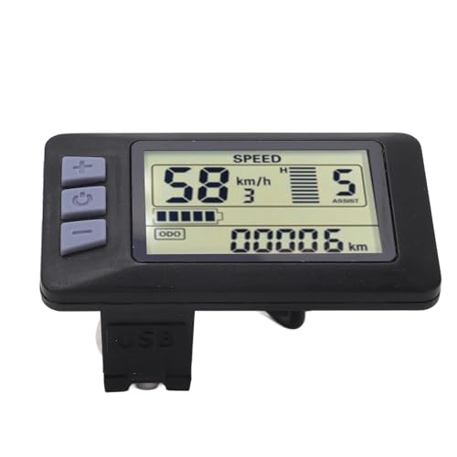 FAUOSWUK Elektrofahrrad -LCD -Anzeigeplatte, 24 V 36 V 48 V 60 V Elektromotterrad mit 6 -Pin -Draht für Elektrofahrrad -Roller -ABS -Material FAUOSWUK Elektrofahrrad -LCD -Anzeigeplatte, 24 V 36 V 48 V 60 V Elektromotterrad mit 6 -Pin -Draht für Elektrofahrrad -Roller -ABS -Material von FAUOSWUK