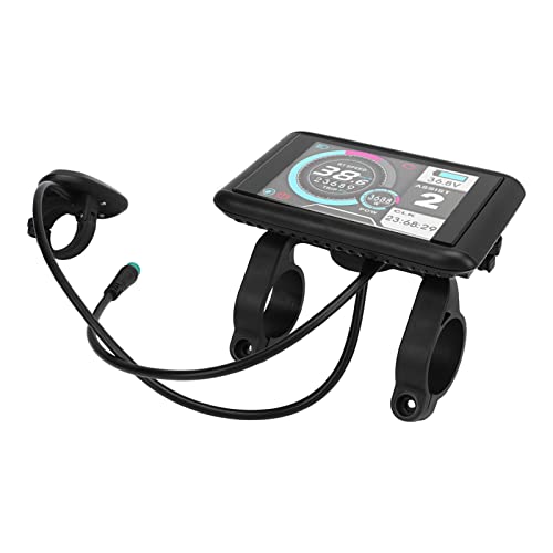 FAUOSWUK Elektrofahrrad -LCD -Display, Fahrradplatte mit USB -Ladungsdesign für Elektrobike -Roller -Geschwindigkeitsleistung für den Lenker von 22,2 Mm Durchmesser von FAUOSWUK
