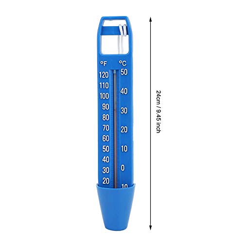 FAUOSWUK Pool Floating Thermometer, Große Temperaturanzeige Wasserthermometer mit Schnur für Swimmingpool -Spa -Badewatten - Aquariumteich FAUOSWUK Pool Floating Thermometer, Große Temperaturanzeige Wasserthermometer mit Schnur für Swimmingpool -Spa -Badewatten - Aquariumteich von FAUOSWUK