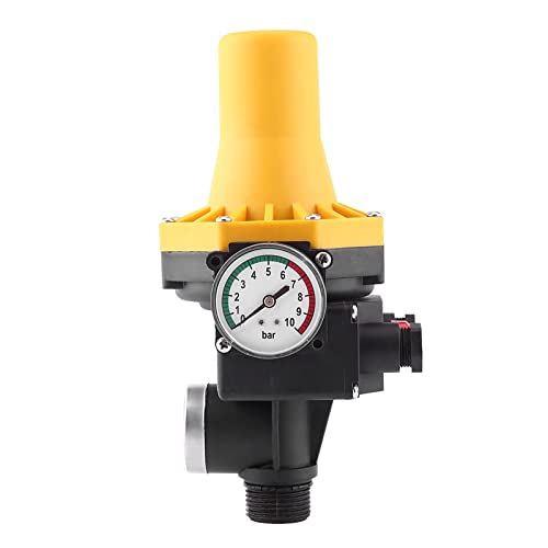 FAUOSWUK Smart Water Pressure Controller, 220 V Elektrischer Steuerschalter mit Gage, Einstellbarer Druckbereich 1,5-10 Mrt für Haus, Innenhof, Garten, Gewächshaus FAUOSWUK Smart Water Pressure Controller, 220 V Elektrischer Steuerschalter mit Gage, Einstellbarer Druckbereich 1,5-10 Mrt für Haus, Innenhof, Garten, Gewächshaus von FAUOSWUK