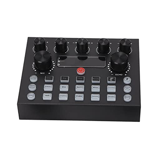 FAUOSWUK Stereo -Sound -Mixer, USB Live -Soundkarte mit 10 Warm -up -Soundeffekten und Intelligenter Ausweichmodus für PC Gaming Live -Streaming FAUOSWUK Stereo -Sound -Mixer, USB Live -Soundkarte mit 10 Warm -up -Soundeffekten und Intelligenter Ausweichmodus für PC Gaming Live -Streaming von FAUOSWUK