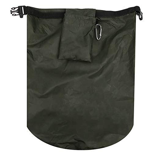 FAUOSWUK Trockenbeutel Im Freien, Faltbare PVC -Aufbewahrungsbeutel 5L 20l 50 L mit Bergsteige Schnalle Zum Camping -Wanderwanderungsradfahren (50l) von FAUOSWUK
