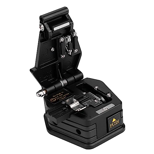 Glasfaserspalter, Glasfaserschneider aus Metall Hochpräzises Glasfaser-Spaltgerät, Schneidwerkzeug für Glasfaserkabel mit Beutelklinge, Ergonomisches Design, Ideal für die Wartung Glasfaserspalter, Glasfaserschneider aus Metall Hochpräzises Glasfaser-Spaltgerät, Schneidwerkzeug für Glasfaserkabel mit Beutelklinge, Ergonomisches Design, Ideal für die Wartung von FAUOSWUK