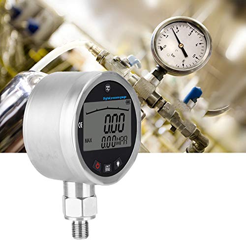 HG-806XB 3,15 0-5800 PSI Digitales Hydraulikmanometer G1/4 NPT-Anschluss Druckmanometer mit LCD-Display, 400BAR 0-40Mpa Digitales Manometer von FAUOSWUK