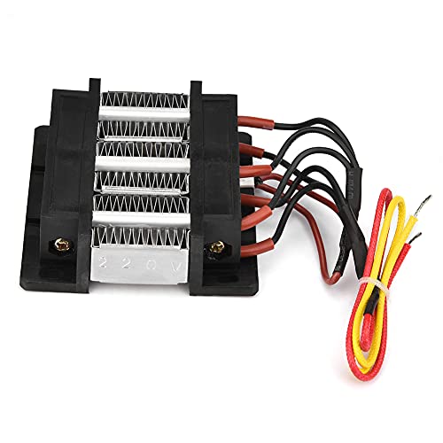 Lufterhitzer heizelement 220v 200W 220V Thermostat Heizelement Isoliert Keramik Lufterhitzer Lufterhitzer für Klimaanlage, Elektrische Heizung, chauffage 200w Réchauffeurs von FAUOSWUK