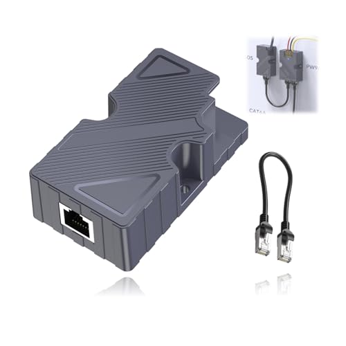 PoE-Injektor, für Dishy V2 auf RJ45-Adapter. Dishy-Kabeladapter auf RJ45. Verbinden Sie Ethernet-Adapter, Ethernet-Kabel und Konverter-Kit von FAUOSWUK