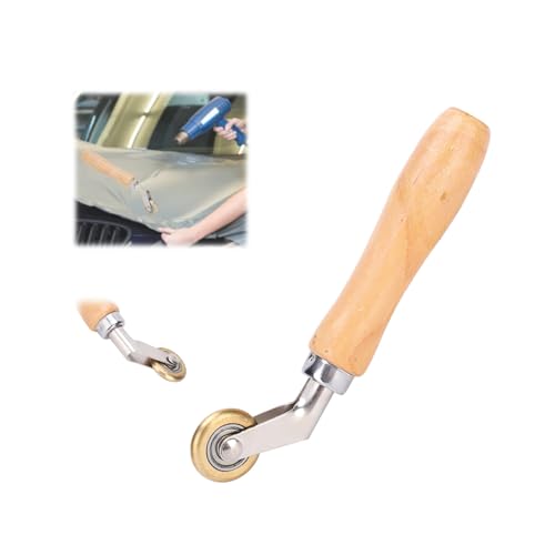 Schweiß-Handwalze, Messing-Pressrad, Wasserdichtes Membranmaterial, 6 Mm Raddicke, 30 Mm Raddurchmesser für Schweißplanen, Werbestoff, Wasserdichte PVC-Spule von FAUOSWUK