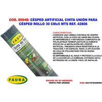 Fugenband für Kunstrasen 30 cm x 5 m 42806 von FAURA