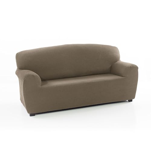 FAVERTI® Elastischer Sofabezug für 3-Sitzer von 180 bis 220 cm | Modell Reale | Leinen | Sofabezug | hochwertiger Schutz aus Jacquard-Stoff in Baumwolloptik von FAVERTI
