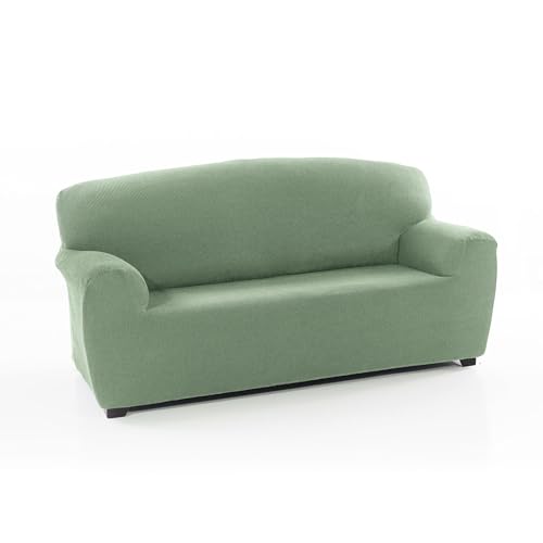 FAVERTI® Elastischer Sofabezug für 3-Sitzer von 180 bis 220 cm | Modell Reale | Türkis | Sofabezug | Hochwertiger Schutz aus Jacquard-Stoff in Baumwolloptik von FAVERTI