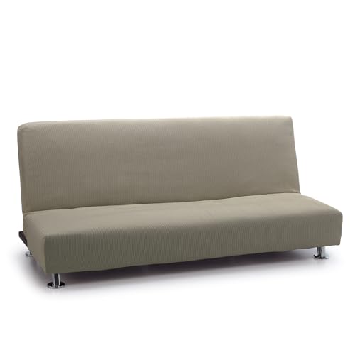 FAVERTI® Elastischer Sofabezug für Schlafsofa, 3-Sitzer, Modell Reale | Leinen | Universal-Sofabezug | Qualitätsschutz aus Jacquard-Stoff von FAVERTI