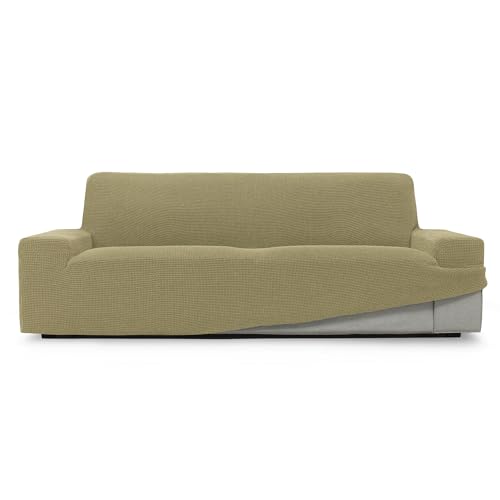 FAVERTI® Sofabezug, sehr elastisch, 3-Sitzer, von 180 bis 230 cm, Modell Novele, Pistazie, Universalbezug, ideal für Jede Form von Sofas, hochwertiger Jacquard-Stoff, Baumwollgefühl von FAVERTI