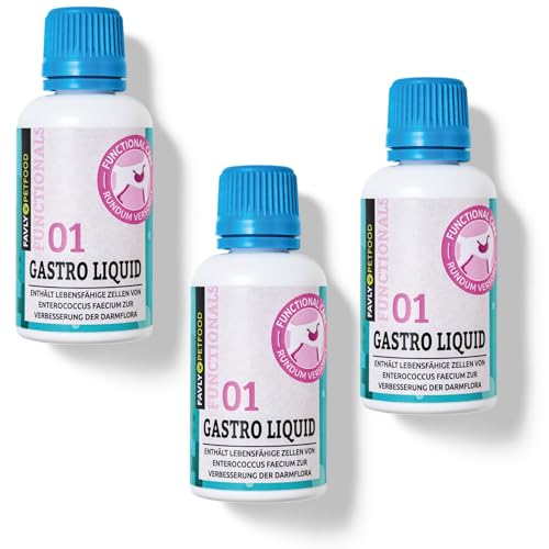 FAVLY – Gastro Liquid Probiotika für Hunde 3x30ml Set – getreidefreie, probiotische Akutunterstützung bei Durchfall & Darmproblemen – mit Milchsäurebakterien zur Stabilisierung der Darmflora FAVLY – Gastro Liquid Probiotika für Hunde 3x30ml Set – getreidefreie, probiotische Akutunterstützung bei Durchfall & Darmproblemen – mit Milchsäurebakterien zur Stabilisierung der Darmflora von FAVLY Petfood
