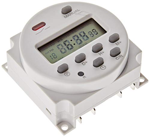FAVOLCANO Elektronischer Timer, Zeitschalter, DC12V 16A, 28 Programme Programmierbar, LCD Display FAVOLCANO Elektronischer Timer, Zeitschalter, DC12V 16A, 28 Programme Programmierbar, LCD Display von FAVOLCANO