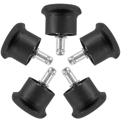 FAVOMOTO 5pcs Replacement Office Chair Swivel Caster Wheels to Fixed Stationary Castors Replacement Office Chair Wheels Stopper Office Chair Swivel Caster Wheels Chairs Glide Castors Glides von FAVOMOTO