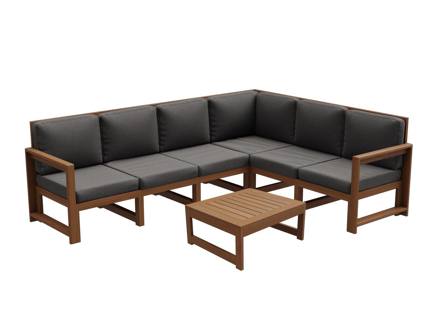 FAVRE Gartenlounge-Set Chill 6 Sofa, 6 Personen Set inklusive Couchtisch Tisch Gartenmöbel, (Set) von FAVRE